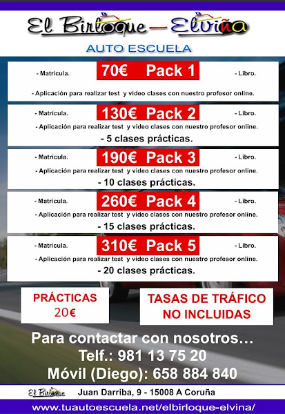 Autoescuela El Birloque-Elviña