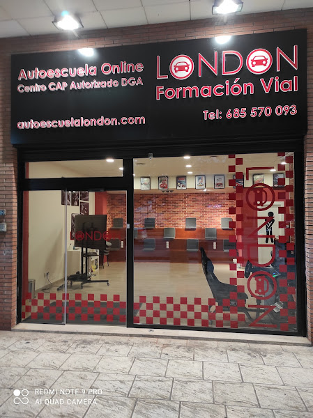 London Autoescuela Online Especializada en Formación Digital y Práctica en Zaragoza